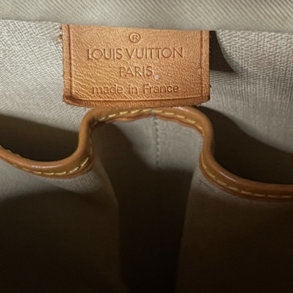 Vintage 1990’s Louis Vuitton Brown Deauville Monogram Satchel - Picture 5 of 16